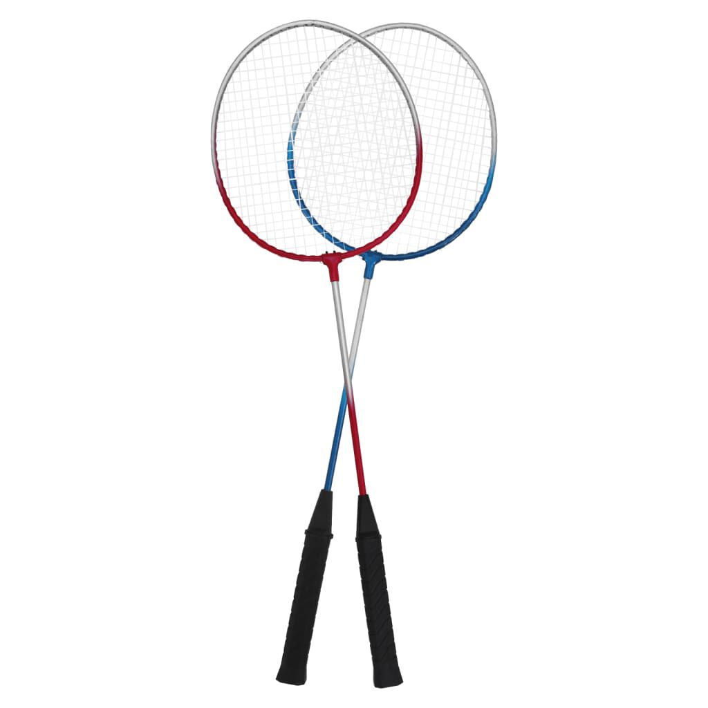 Badmintonsæt med 4 ketsjere og net