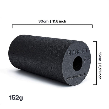 BLACKROLL® STANDARD - Originale Faszienrolle (30 X 15 Cm), Fitness-Rolle Zur Selbstmassage Von Rücken Und Beine, Effektive Massagerolle Für Funktionales Training, Mittlere Härte, Made in Germany