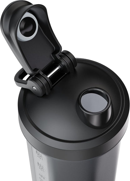 Elektrisk protein shaker-flaske med USB-C opladning, Husk flere farver