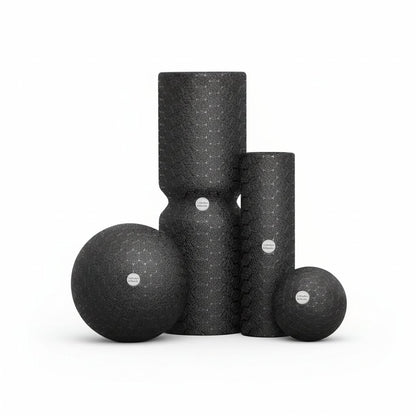 Liebscher & Bracht Original Faszien-Set: Faszienrolle Und Faszienball (Je 2 Stück) Faszienrollenset, Massageball & Rollen Made in Germany, Übungs-App