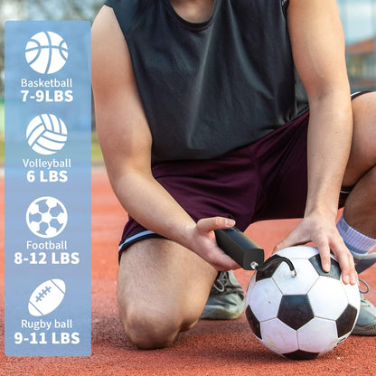 Elektrisk boldpumpe til fodbold, volleyball og basketball
