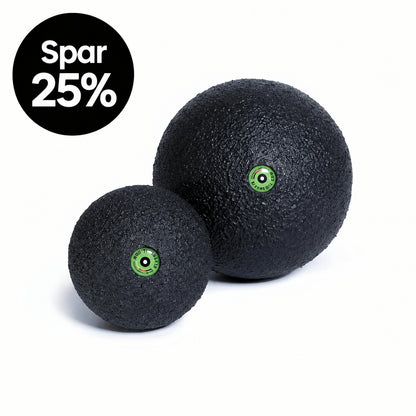 BLACKROLL® BALL 08 Faszienball (8 Cm), Kleine Faszienkugel Für Die Punktuelle Selbstmassage, Massageball Zur Behandlung Von Muskelverspannungen, Mittlere Härte, Made in Germany, Schwarz